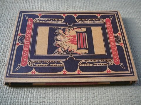 Wereldbibliotheek. - Zevende Winterboek van de Wereldbibliotheek 1928-1929. Met 8 autotypieen in 4 kleuren naar schilderijen van o.a.Jan Steen,Rembrand en Willem van de Velde.