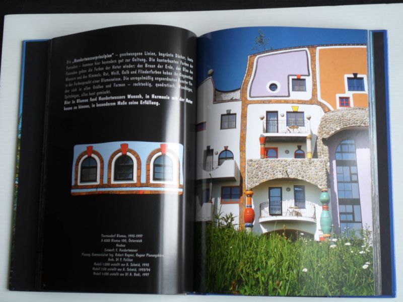 Egger, K. & R.Riedinger, A.Raddatz - Hundertwassers Bunte Häuserwelten, Kunstbauwerke von Wien bis Osaka