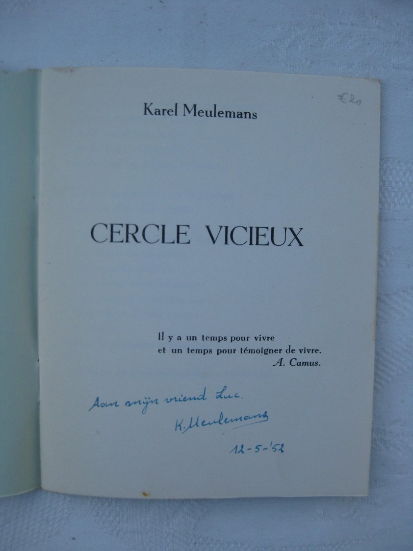 Meulemans, Karel en Vanloffeld, Fons - Cercle vicieux/Prélude.