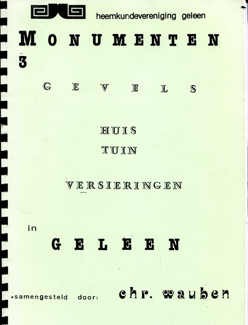 Wauben, Chrit - Monumenten 3, gevels, huis, tuinversieringen
