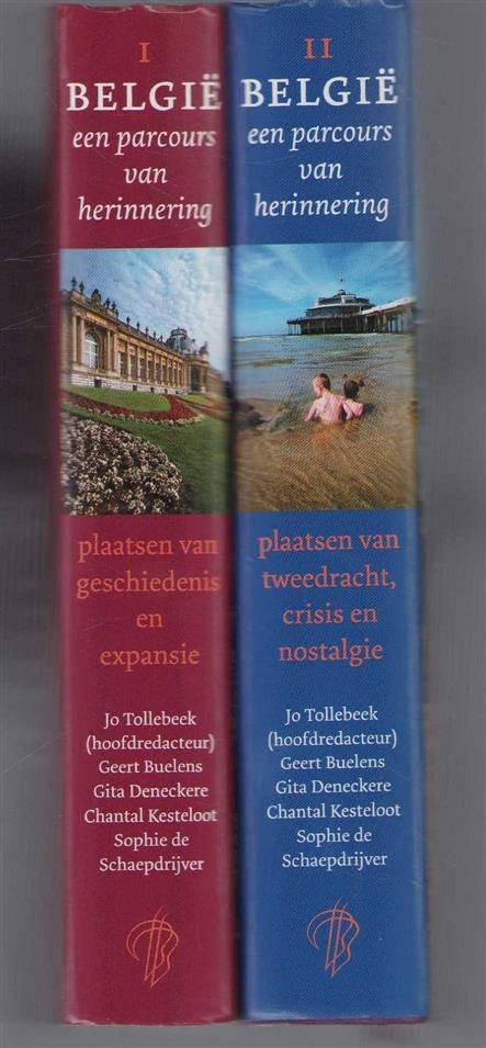 Tollebeek, Jo - Belgie, een parcours van herinnering (set 2 delen)