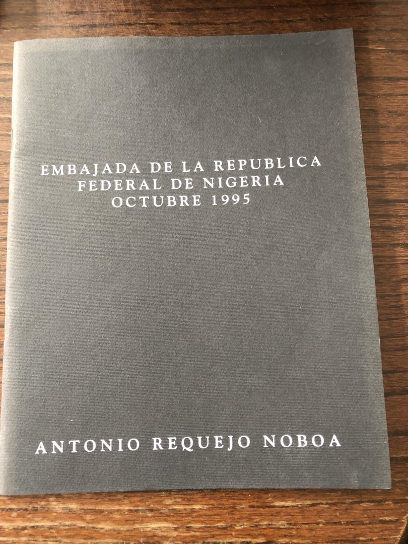 Antonio requerejo Noboa - Embajada de la republica federal de Nigeria