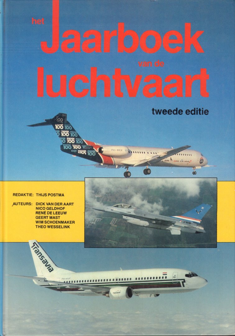 Postma, Thijs - Jaarboek Luchtvaart (Tweede Editie), 119 pag. hardcover, goede staat