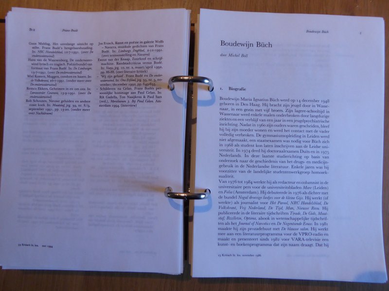 Boll, Michel - Boudewijn Büch (uit: Kritisch Literatuur Lexicon)