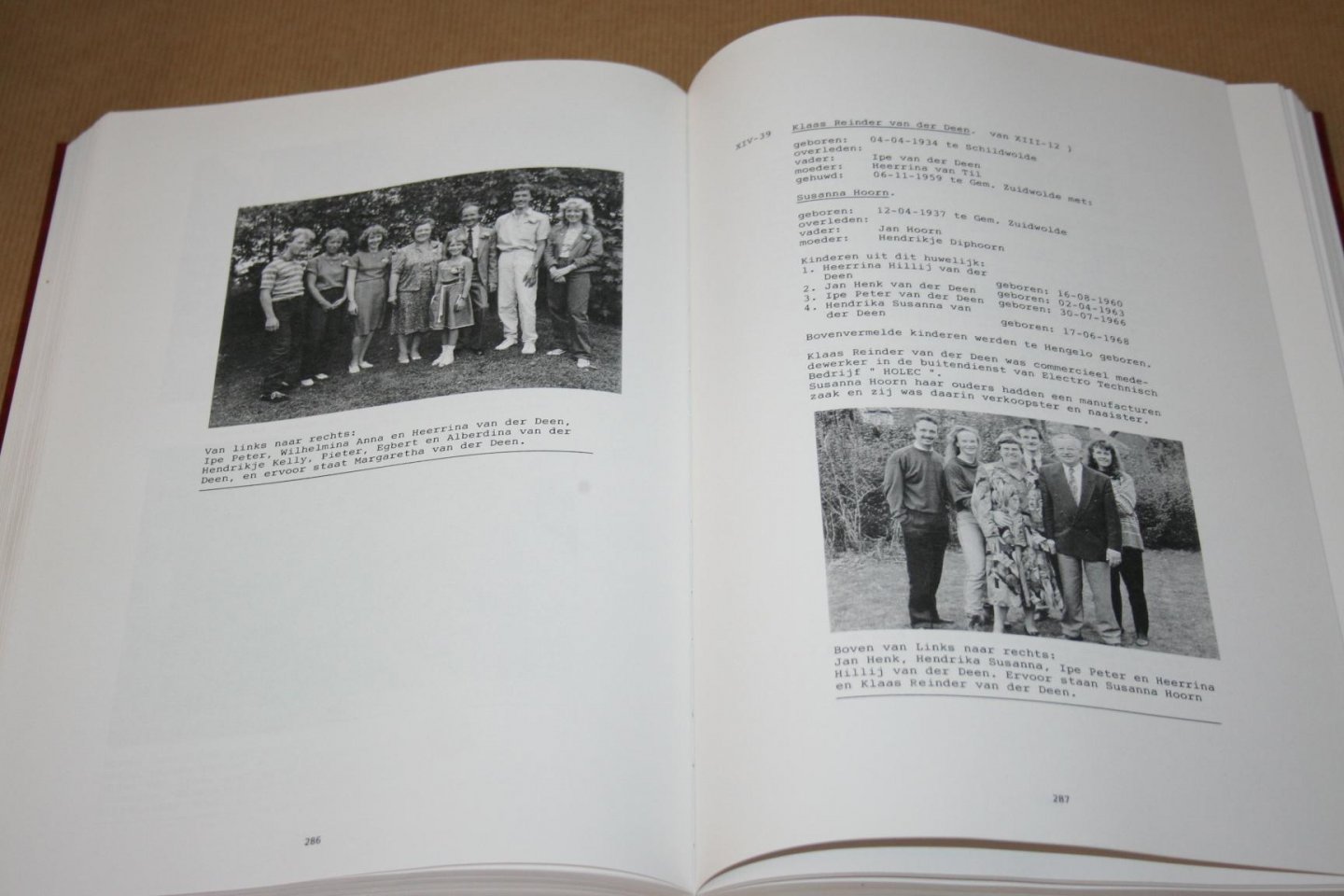  - Genealogie van de familie Van der Deen / Van Deen  -- 14 generaties 1500-1995