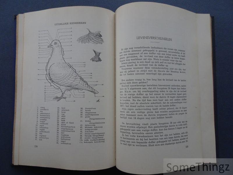 C.A.M. Spruijt. - Praktische duiventeelt. Vademecum voor de liefhebber. Met 40 illustraties en 80 tekeningen door Joh. Lentink.