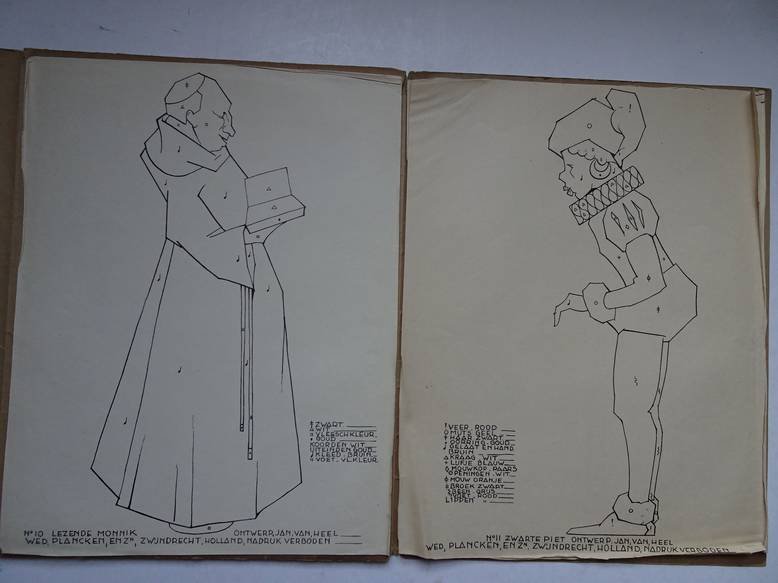 Heel, Jan van. - Uitzagen en kleuren. Map I.