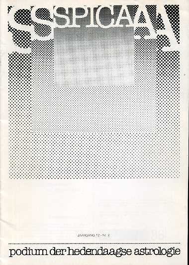  - Spica, podium der hedendaagse astrologie. Jaargang 12, nr. 2.  Juli '88