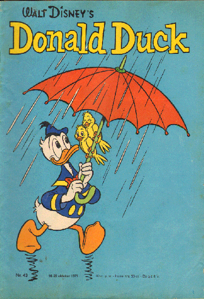 Disney, Walt - Donald Duck 1971 nr. 43, Een Vrolijk Weekblad, 16-22 oktober, goede staat