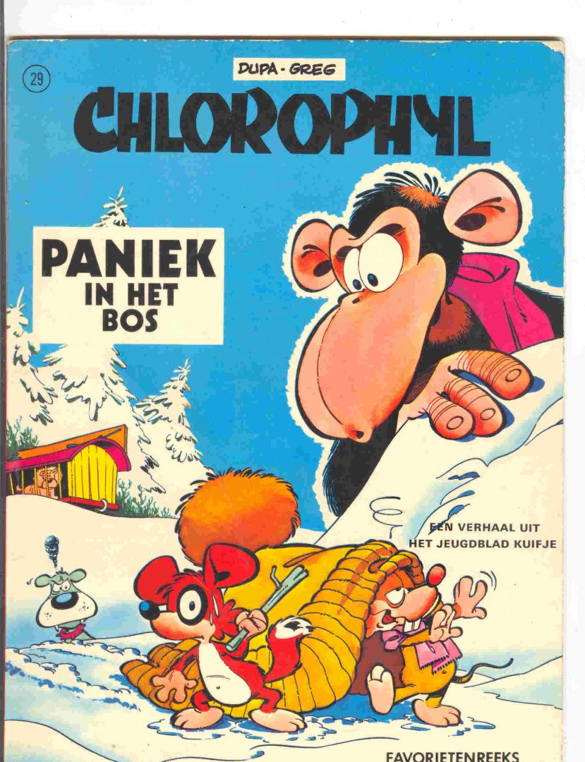 Dupa/Greg - Chlorophyl paniek in het bos