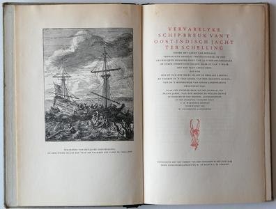 Heiden, Frans Jansz van der, en Willem Kunst - Vervarelyke Schipbreuk van 't Oost-Indisch Jacht Terschelling