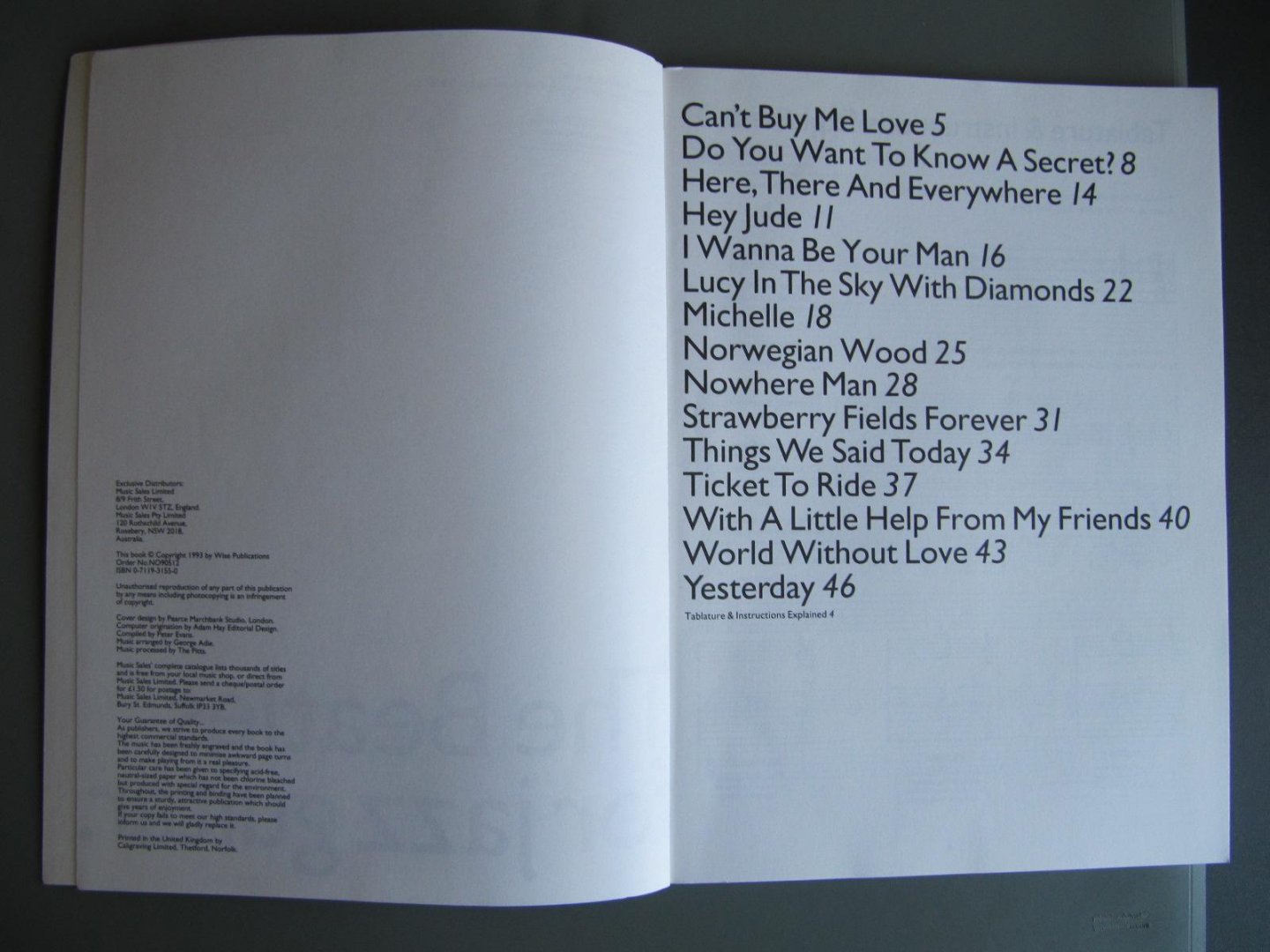 The Beatles - The Beatles for jazz guitar