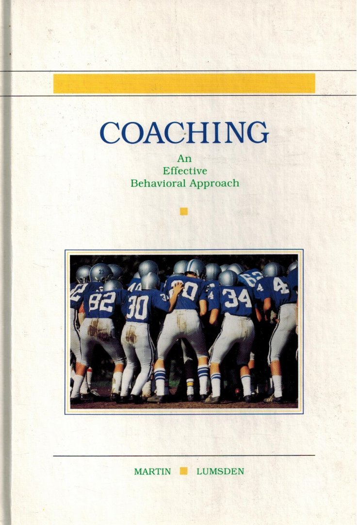 Lumsden, Martin - Coaching -An Effective Behavioral Approach