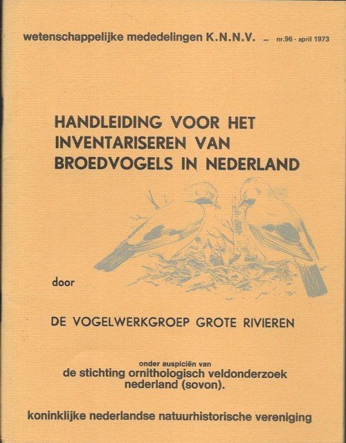 De vogelwerkgroep Grote Rivieren - Handleiding voor het inventariseren van broedvogels in Nederland