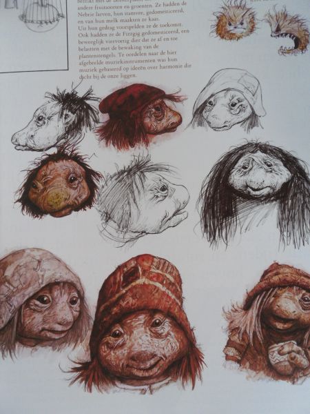Brown, Rupert,(redactie) en Froud, Brian, (illustraties) Llewellyn, J.J. (tekst) - De Wereld van het donkere Kristal