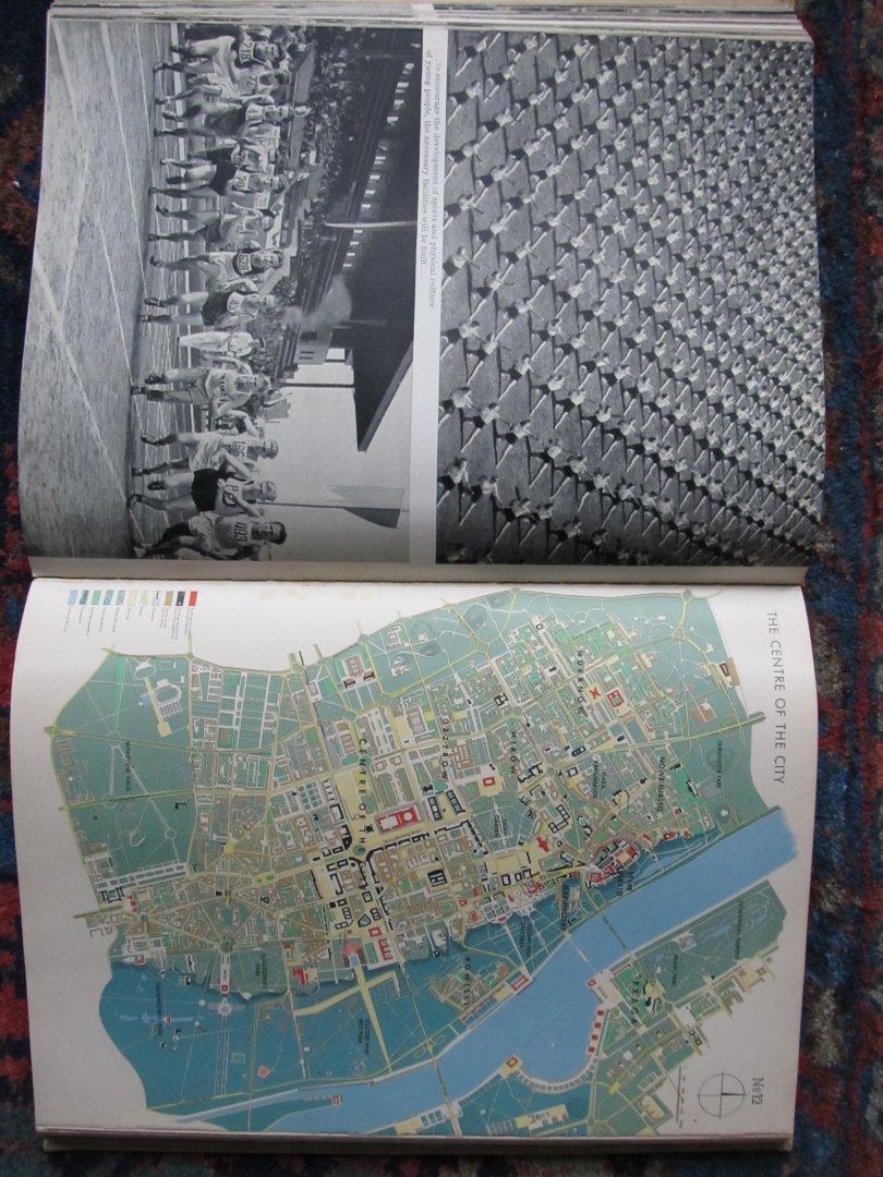 Bierut, Boleslaw - THE SIX-YEAR PLAN FOR THE RECONSTRUCTION OF WARSAW Graphical presentation diagrams, plans, and perspectives worked out on the basis of materials and projects of the town planning office of Warsaw