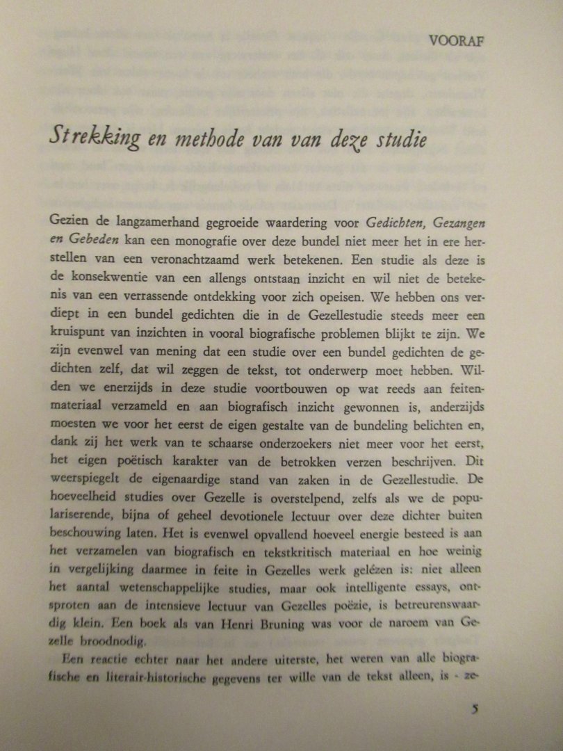 Westenbroek, J. - Van het leven naar het boek. Onderzoek naar het ontstaan en de aard van G. Gezelles gedichten, gezangen en gebeden