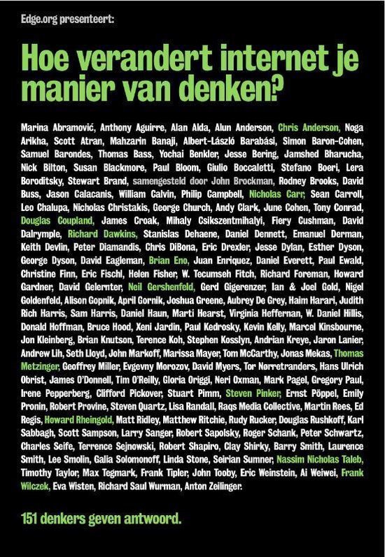 Brockman, John - Hoe verandert internet je manier van denken