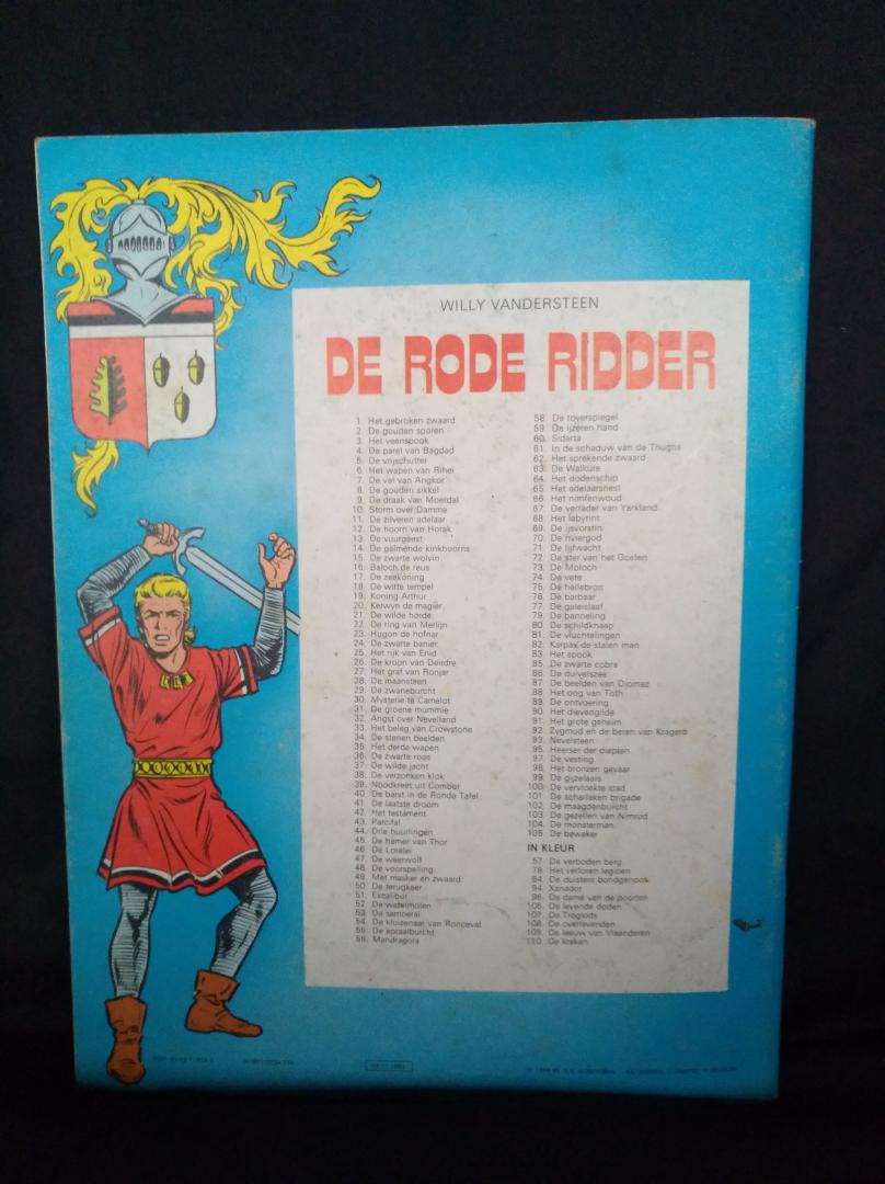 Willy vandersteen - De hamer van Thor, De rode ridder Nr. 45