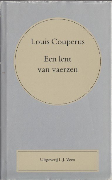 Couperus - Een  lent van vaerzen.