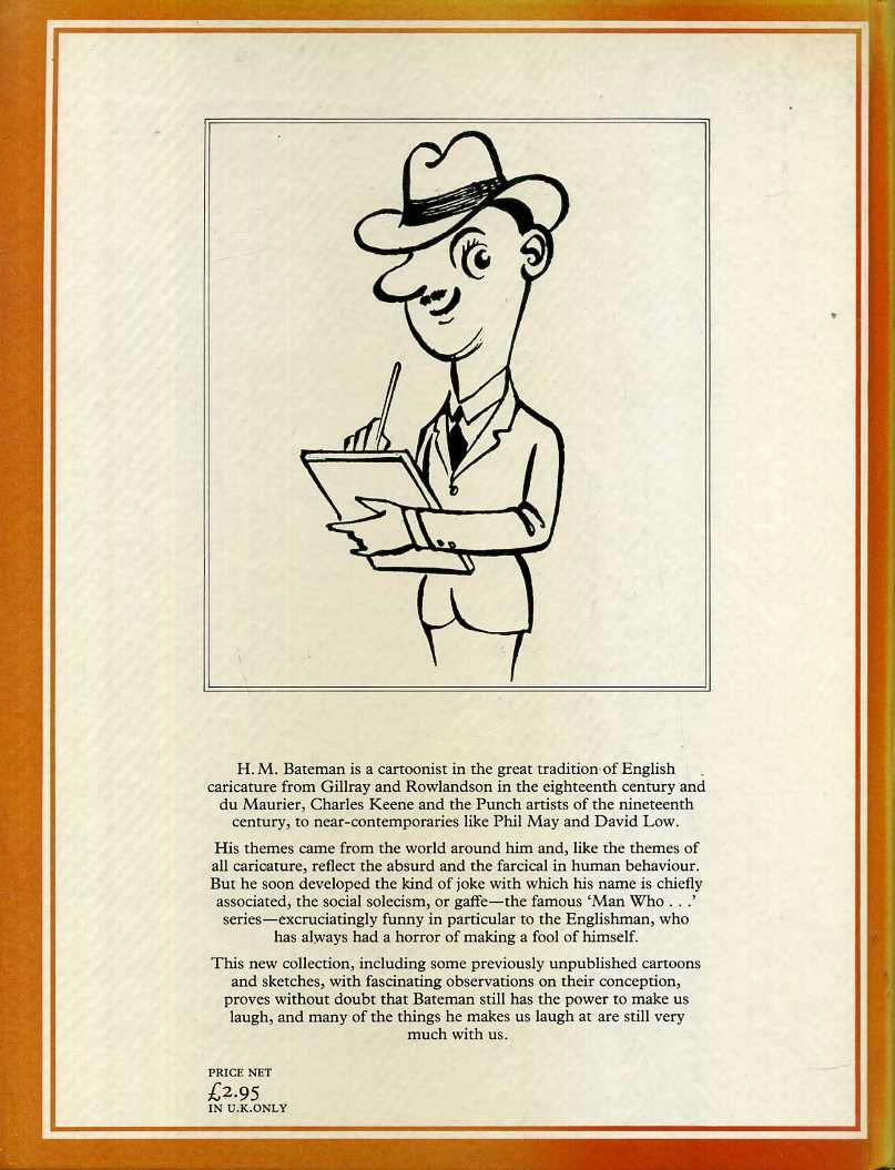 Jensen, John - H. M. Bateman, The Man Who ... and Other Drawings, edited by John Jensen.