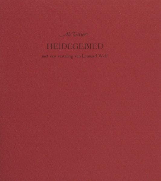 Visser, Ab. - Heidegebied / The moors.