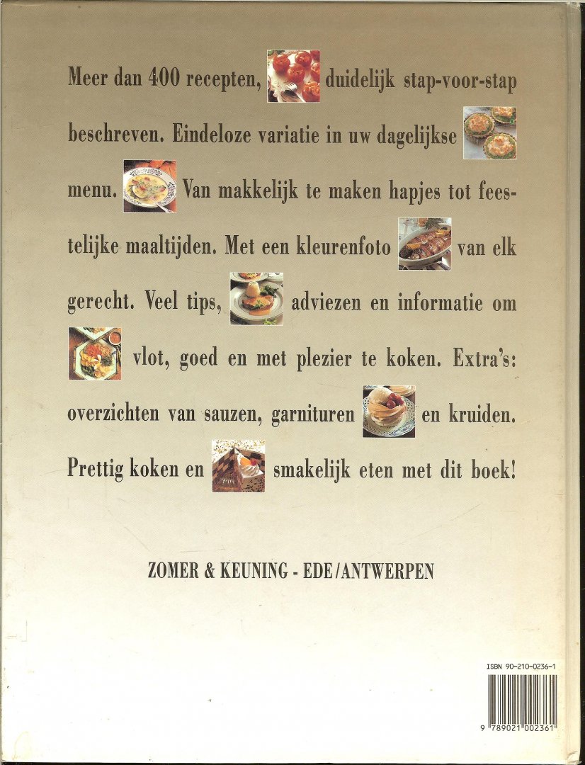 Andringa Wiebe en Teubner Christian Wolther Annette - Beste recepten voor elke gelegenheid   ..  Meer dan 400 recepten. Elk recept in kleur geïllustreerd.