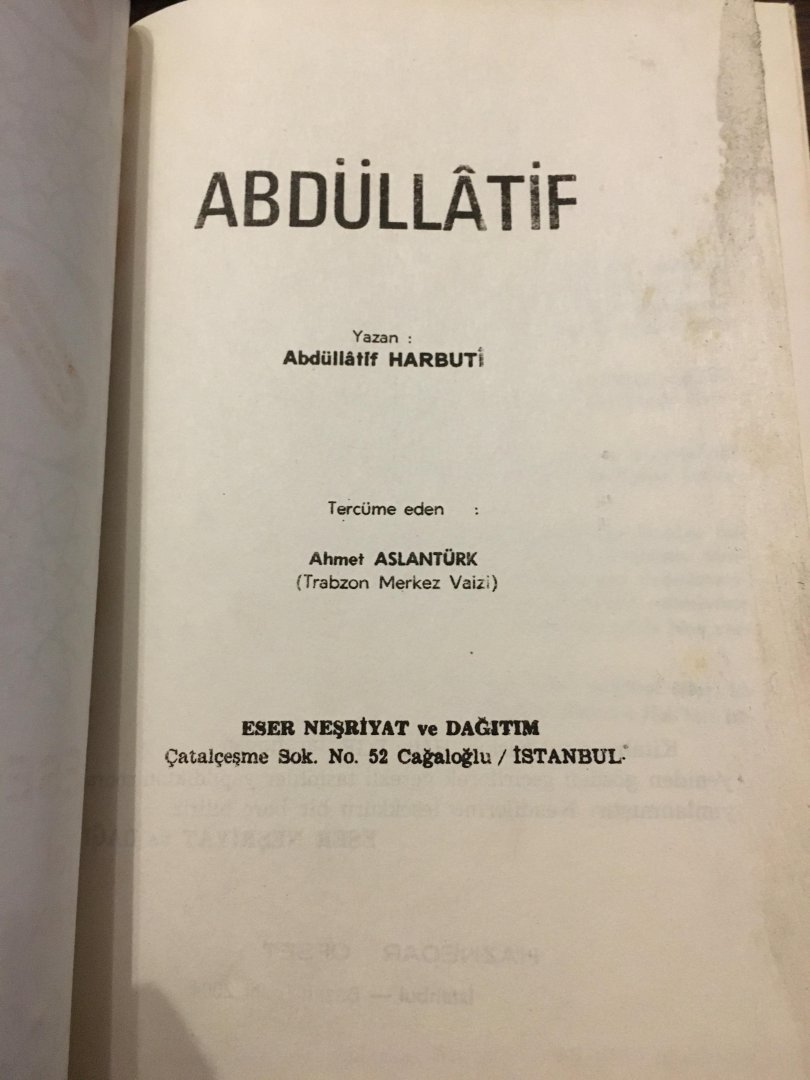 Abudullatif Harbuti - Abdullatif