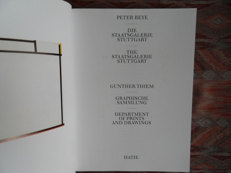 Beye, Peter; Thiem, Gunther. - Die Staatsgalerie Stuttgart - The Staatgalerie Stuttgart. [ !! Het betreft hier de twee losse delen van 1984 IN ÉÉN BAND met 359 pp.].