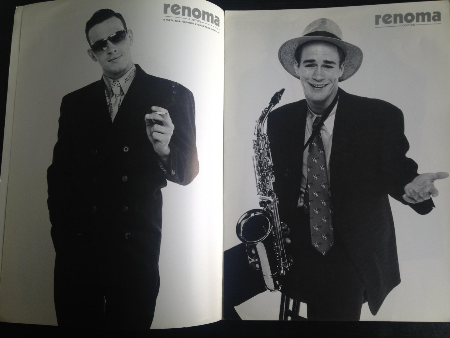  - Folder Renoma, Paris, mannenmode, Photo Randall Mesdon, Realisation Franck Lavenant