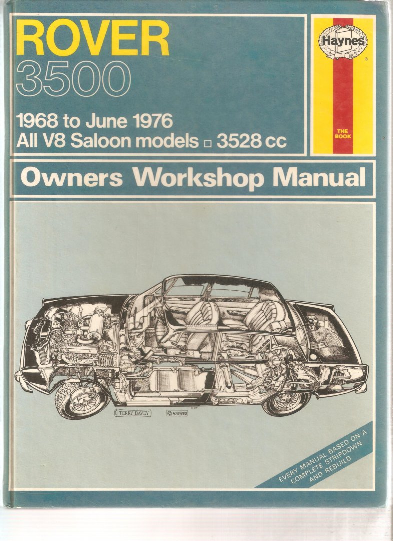 Haynes, J.H. - Rover 3500 Owners Workshop Manual (1968-1976)