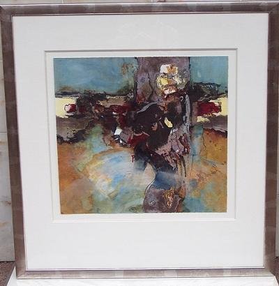 HORCK,  HANS VAN (1952). ; VANHORCK. - Abstracte voorstelling in diverse kleuren.