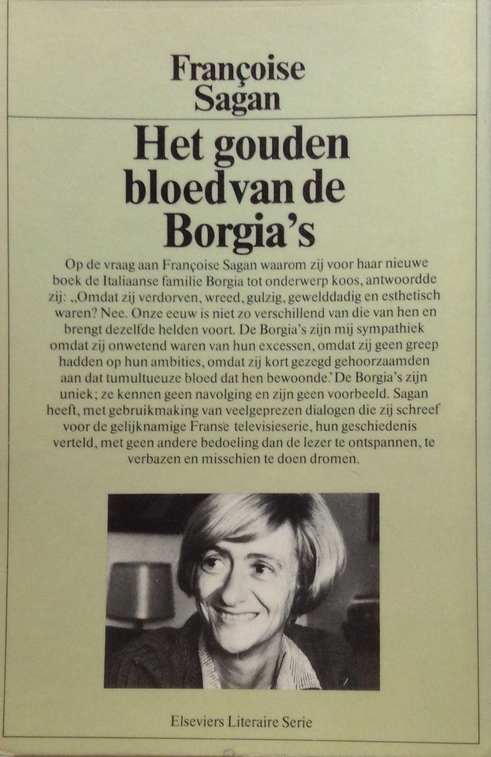 Sagan, Françoise - Het gouden bloed van de Borgia's
