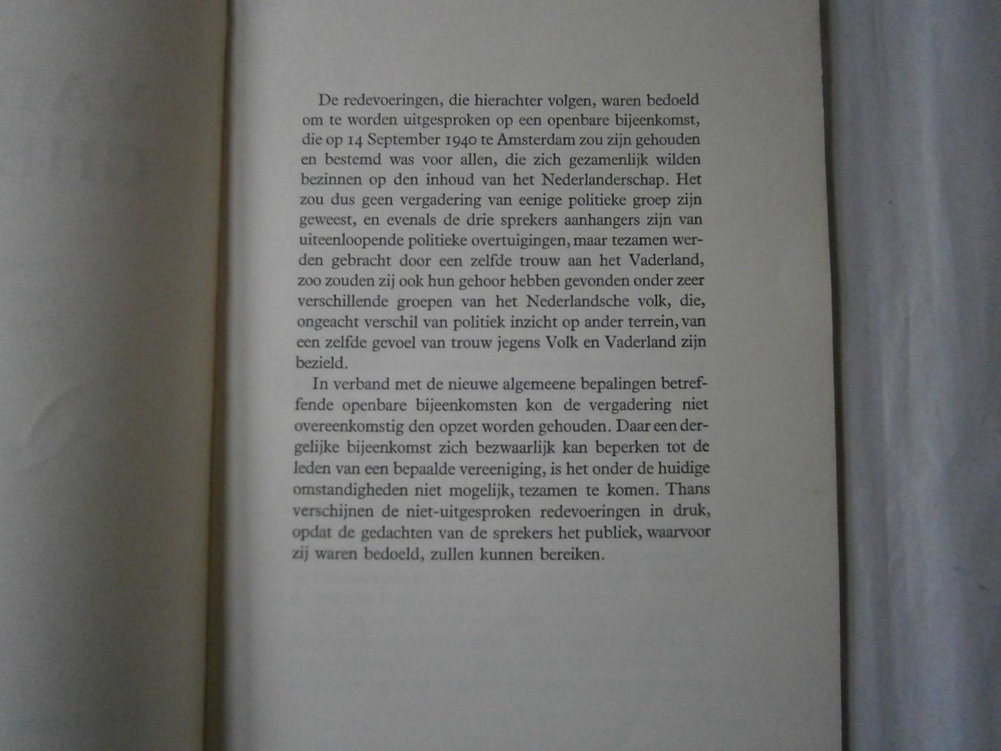 Wiardi Beckman, Dr. H.B., Prof. Mr. B.M. Telders en Prof. Mr. Paul Scholten - Den vaderlant ghetrouwe Den vaderland getrouwe