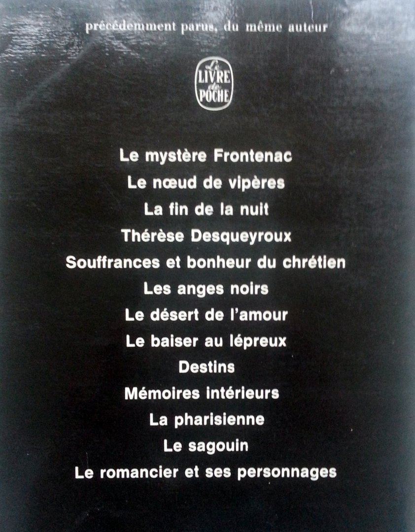 Mauriac, François - Génitrix (Ex.1) (FRANSTALIG)