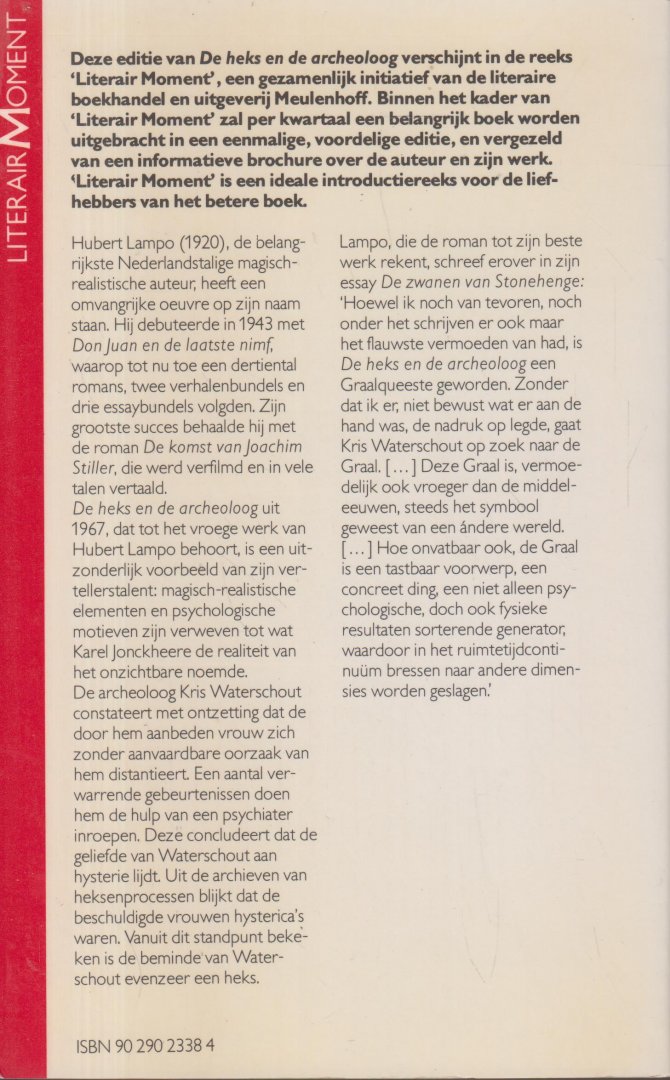 Lampo (Antwerpen, 1 september 1920 - 12 juli 2006) Hubert Leon - De heks en de archeoloog