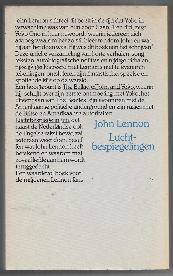 Lennon, John - Luchtbespiegelingen / Skywritings by worth of mouth