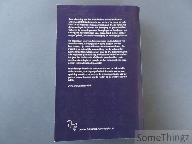 Miet Ooms. - Woordenboek van de Brabantse Dialecten. Deel III Sectie 1: De mens als individu - Aflevering 4: Karakter en gevoelens.