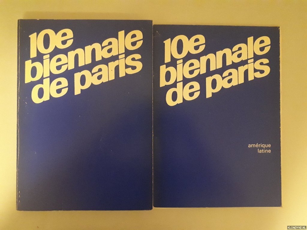 Boudaille, Georges (preface) - 10e biennale de Paris (2 volumes)