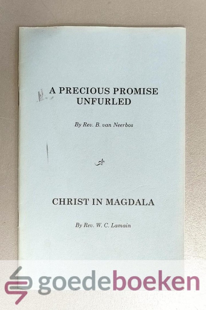 Neerbos and W.C. Lamain, Rev. B. van - A precious Promise unfurled + Christ in Magdala --- No. 294