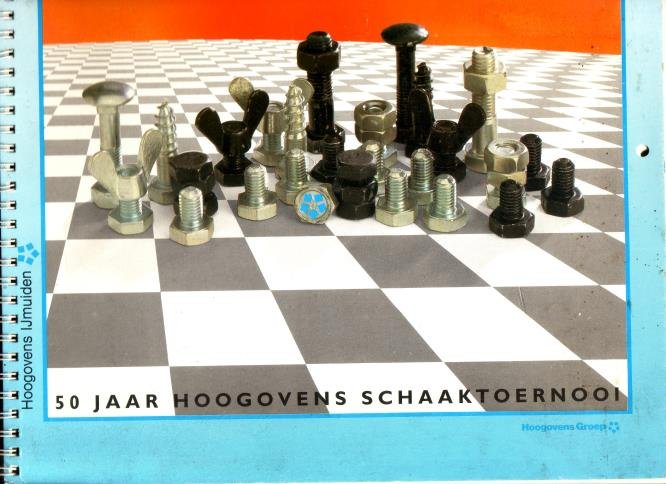 Hoogovens Ijmuiden - - 50 Jaar Hoogovens Schaaktoernooi. [+ Kalender 1988].