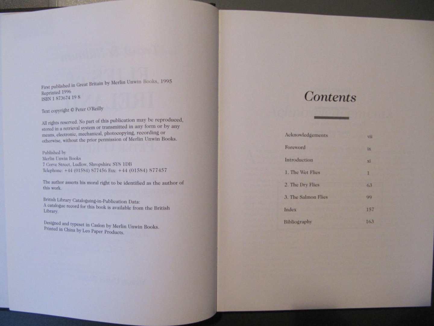 O'Reilly, Peter - Trout and Salmon Flies of Ireland