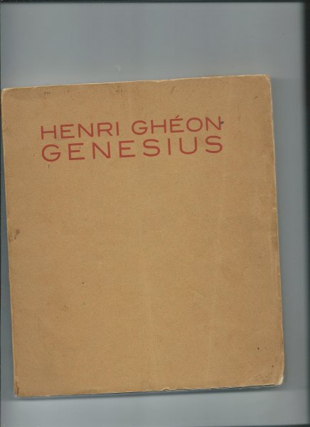 Ghéon, Henri, Willem Nieuwenhuis (Vertaling) - Genesius