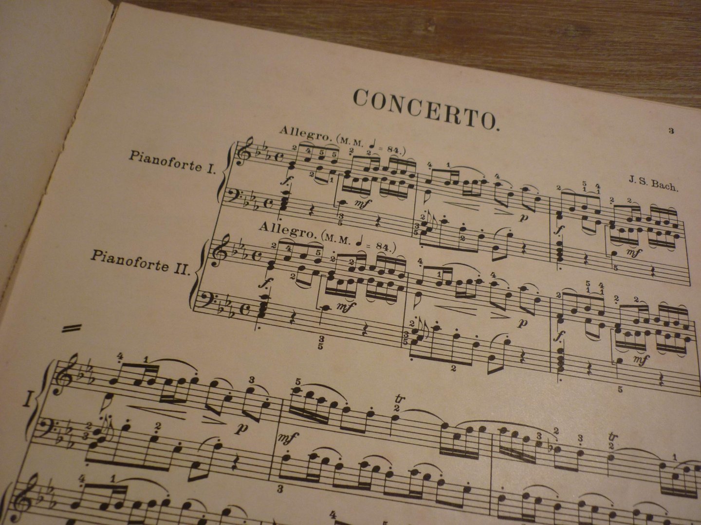 Bach; J. S. (1685-1750) - Concert in C dur fur 2 Claviere  //  Concert in C moll fur 2 Claviere  (herausgegeben von F.C. Griepenkerl)