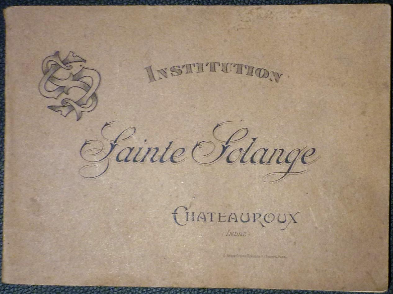  - Album Institution Sainte Solange Chateauroux