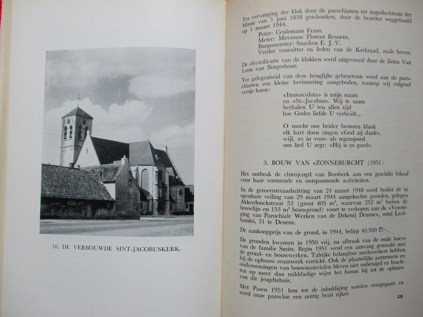 Proost, - Zeven eeuwen St-Jacobusparochie Borsbeek. 1264-1964.