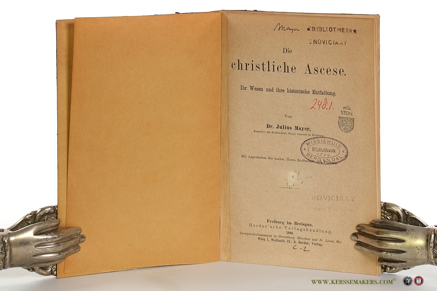 Mayer, Julius. - Die christliche Ascese. Ihr Wesen und ihre historische Entfaltung.