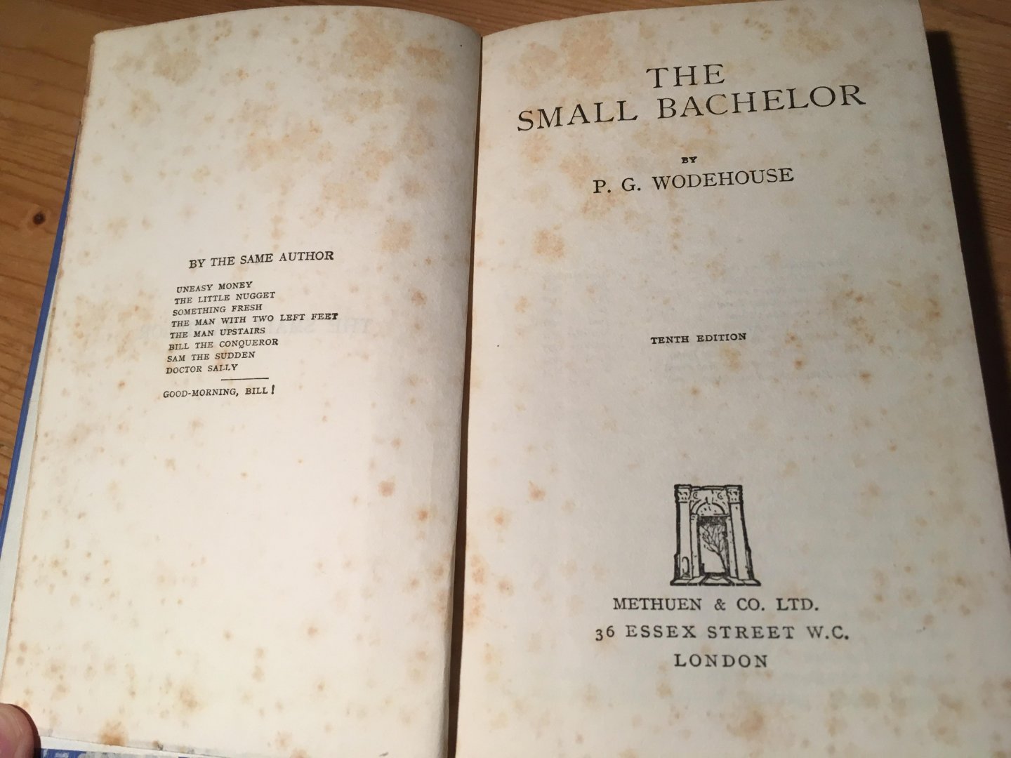 Wodehouse, PG - The Small Bachelor