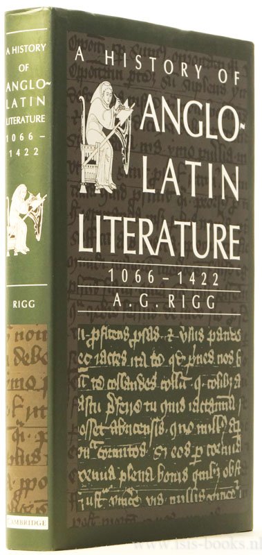 RIGG, A.G. - A history of Anglo-Latin literature 1066-1422.