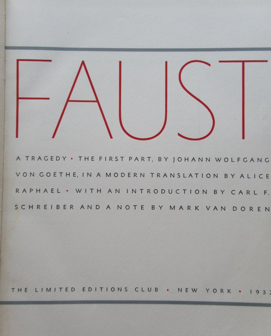 Goethe, von Johann Wolfgang - Faust